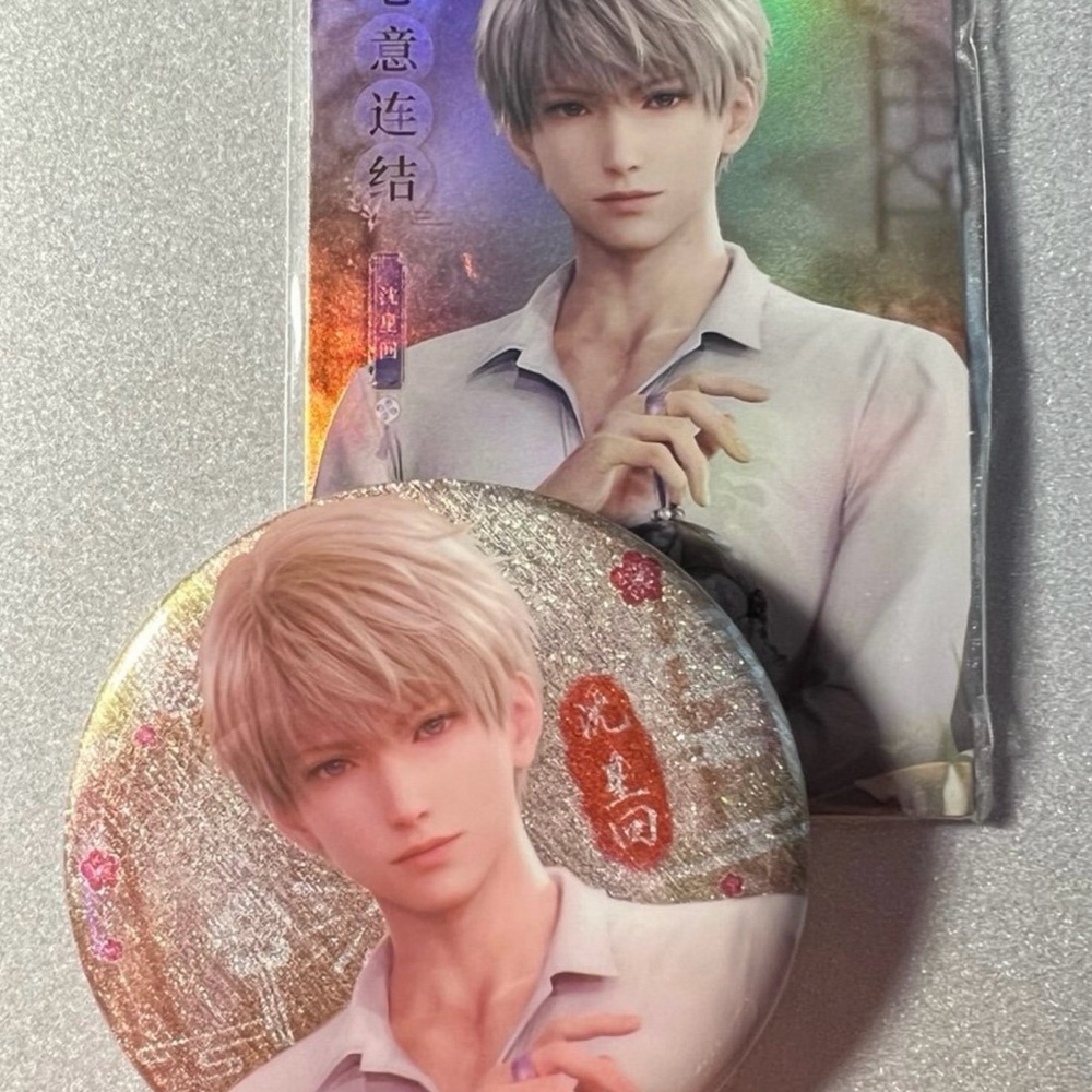 Love and Deepspace Xavier Card and Pin Set